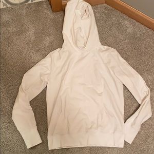 Lululemon white scuba hoodie